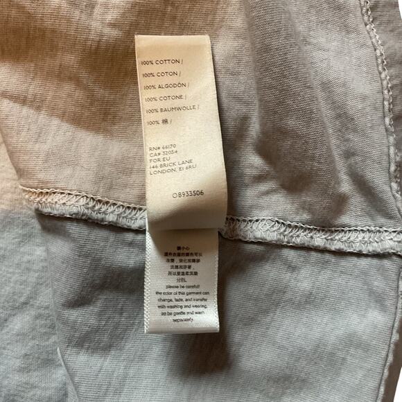 Free People Women’s Mock Neck Long Sleeve Tee. Grey. Size Medium. - Picture 11 of 11